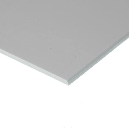 evergreen 9080 - Placa de poliestireno (150 x 300 x 2.00 mm, 1 unidad), color blanco