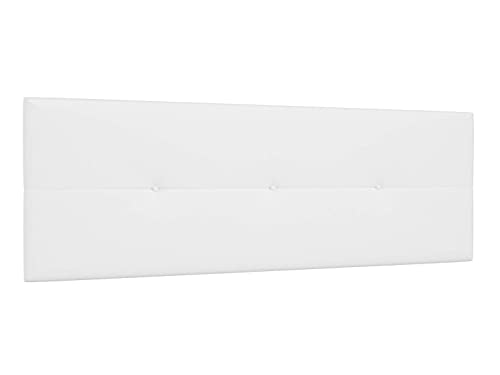 LA WEB DEL COLCHON - Cabecero tapizado Julie para Cama de 150 (160 x 55 cms) Blanco