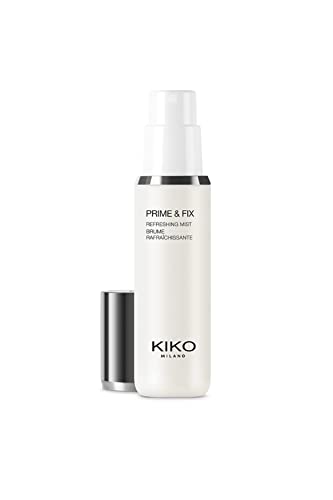KIKO Milano Prime & Fix Refreshing Mist | Aerosol, Espray multifunción: prebase refrescante y fijador del maquillaje, dos en uno