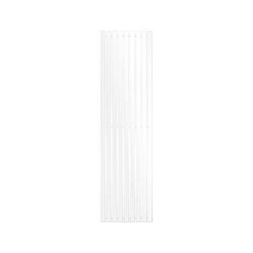 ECD Germany Radiador toallero para baño - 480 x 1800 mm - Blanco - Plano - Diseño vertical - Toallero de agua - Radiador de diseño - Calentador de baño - Calefaccion de pared - No eléctrico