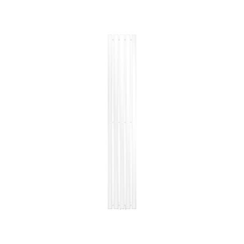 ECD Germany Radiador toallero para baño - 260 x 1600 mm - Blanco - Plano - Diseño vertical - Toallero de agua - Radiador de diseño - Calentador de baño - Calefaccion de pared - No eléctrico