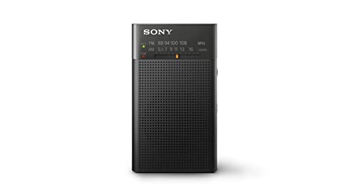Sony ICF-P27 - Radio portátil Am/FM, con baterias, Color Negro