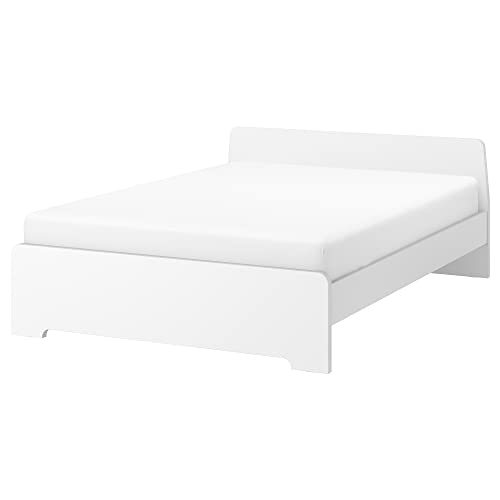 Ikea ASKVOLL - Somier de cama (140 x 200 cm), color blanco