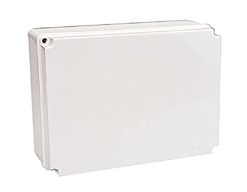 Poly Pool PP0295 - Caja rectangular de derivación de pared, dimensiones interiores 300 x 220 x 120 mm, gris