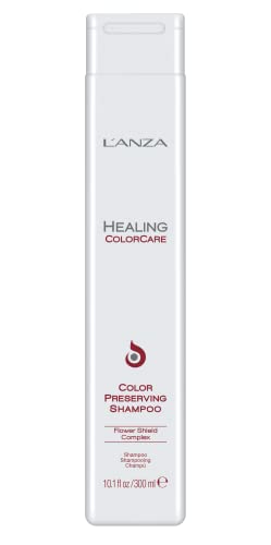 L’ANZA Healing ColorCare Champú Protector de Tintes de Pelo Revitalizante del Color a Diario sin Sulfatos para una Mayor Belleza y Brillo, 300 ml