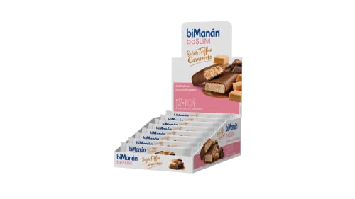 BiManán beSLIM - Barritas Sustitutivas Toffee para ayudarte a controlar tu peso - Expositor 30 unidades