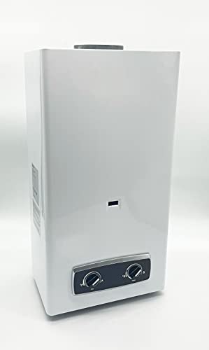 Calentador de agua a Gas 11 Litros | Calentador Atmosférico | Encendido Automático | Bajo NOx (Gas Butano)