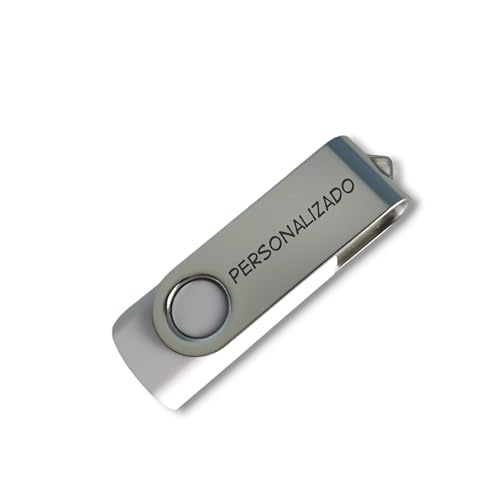 Memoria USB 32GB 64GB Personalizable con Bolsa Regalo, Regalo Original, Pendrive Llavero (E1 32GB)