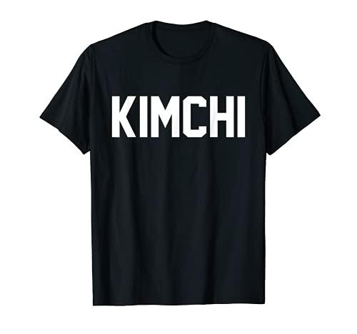 Cocina de comida coreana Plato de col fermentada Kimchi Camiseta