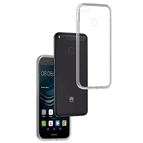 REY Funda Carcasa Gel Transparente para Huawei P9 Lite Ultra Fina 0,33mm, Silicona TPU de Alta Resistencia y Flexibilidad