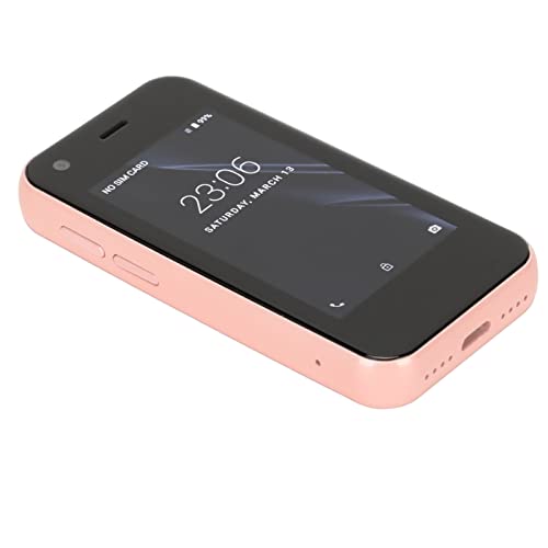 XS11 Mini Smartphone 3G 2.5 Pulgadas, Teléfonos Celulares Android, Super Mini Smartphone Teléfono Desbloqueado para Niños Estudiantes, Teléfono Móvil de Bolsillo, 1GB 8GB, 2MP 5MP(Rosa sakura)