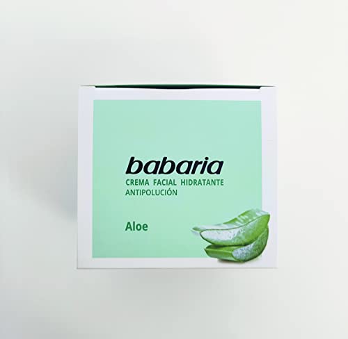 Babaria - Crema facial hidratante, 50 ml