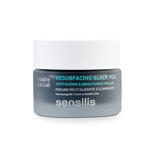 Sensilis - Resurfacing Black Peel, Peeling Revitalizante e Iluminador para Pieles Secas, Mixtas y Grasas - 50 ml