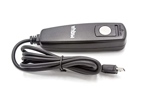 vhbw Disparador Remoto, Mando a Distancia, Cable Compatible con Sony CyberShot DSC-HX300, DSC-HX400, DSC-HX400V, DSC-HX50