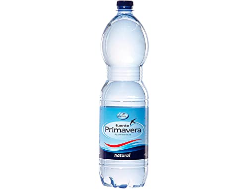 Fuente Primavera - Agua mineral natural botella de 1,5l (6 unidades)