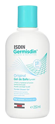 ISDIN Germisdin Original Higiene corporal y manos, gel de baño formulado con agentes antisépticos, 250 ml