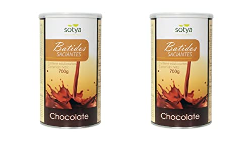 Sotya Pack Ahorro - Batido Saciante Chocolate 700 Gramos (Total 2 x 700 Gramos = 1400 Gramos)