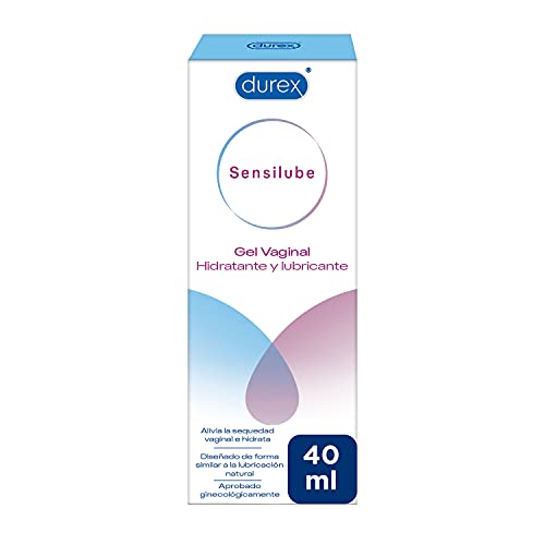 Durex Sensilube Lubricante Vaginal de Base Agua, Imita la Lubricación Natural - 40 ml