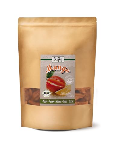 Biojoy Mango deshidratado ecológico (1 kg), sin azucar y sin sulfitos, puro y natural