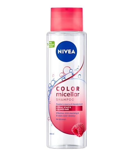 NIVEA Champú Micelar Pure Color, 400 ml (Pack de 2)