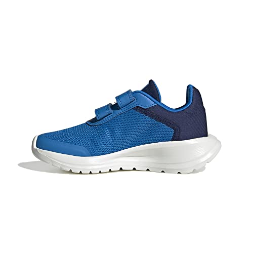 adidas Tensaur Run, Road Running Shoe, Blue Rush/Core White/Dark Blue Strap, 28 EU
