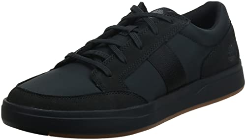 Timberland Davis Square F/L Oxford Sneaker Basic Zapatillas para Hombre, Negro, 43 EU