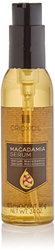 CRIOXIDIL - Sérum Macadamia para el Pelo - 100 ml - Aceite Capilar - Reparador Puntas Abiertas y Secas - Hidratación Profunda Cabello - Antiencrespamiento - no Apelmaza - Cebello más Brillante