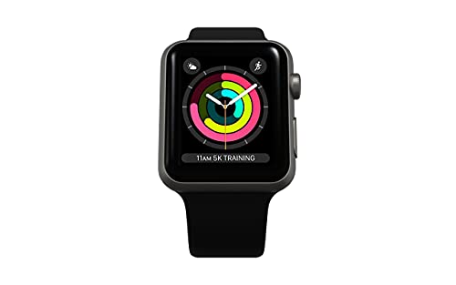 Apple RND-W31142 MTF32ZD/A/RND-A Watch Series 3 Renewed (Grado A) 8GB WatchOS 5 Space Grey, Negro