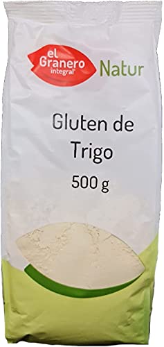 Gluten de Trigo Natur. 2 paquetes de 500g. El Granero (Total 1Kg)