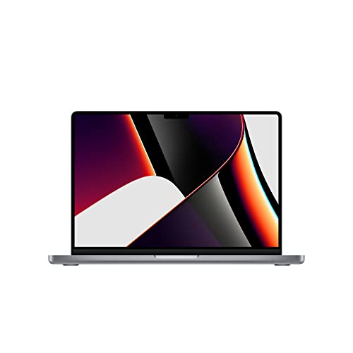 2021 Apple MacBook Pro (de 14 polegadas, Processador M1 Pro da Apple com CPU 10‑Core e GPU 16‑Core, 16 GB RAM, 1 TB SSD) - Cinzento sideral