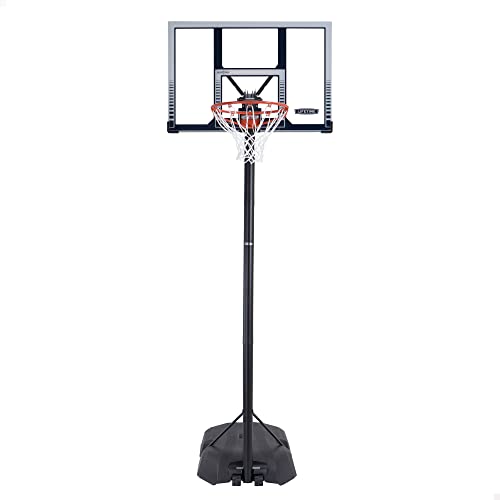 LIFETIME Canasta baloncesto resistente, altura regulable 244/305 cm UV100