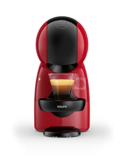 KRUPS Nescafé Dolce Gusto Piccolo XS rojo, Cafetera ultra compacta, Máquina de café en cápsulas, Multi-bebidas, Intuitiva, Presión 15 bar, Modo ecológico KP1A3510
