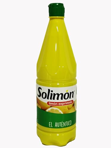 Solimon | Zumo de Limón Exprimido 100% Natural | 1 litro