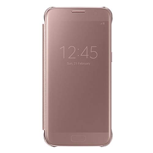 Samsung - Funda semitransparente para Galaxy S7, color oro rosa