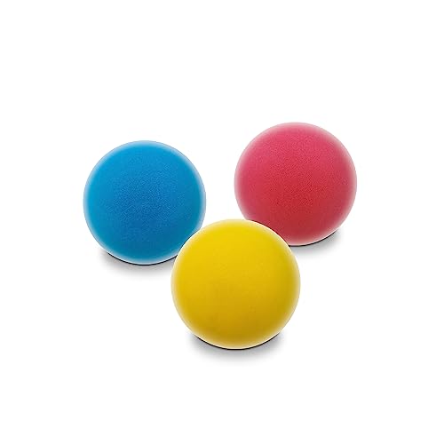 Mondo Toys - Bolsa Tres Pelotas espuma, 70mm, colores surtidos