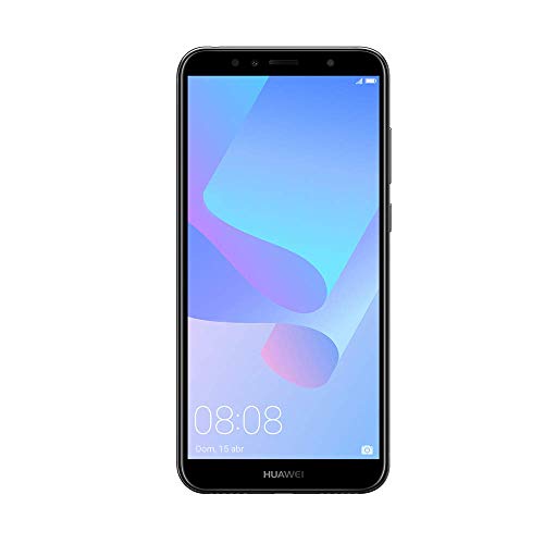 Huawei Y6 2018 - Smartphone de 5.7' (Memoria Interna de 16 GB, RAM de 2 GB, Display TFT HD+ 18:9, cámara de 13 MP, Android 8.0 (Oreo)), Color Negro