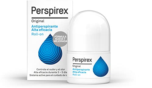 Perspirex ® | Perspirex Original | Desodorante Antitranspirante Axilas Roll On para una protección y frescura anti sudor de hasta 5 días | 20 ml (Paquete de 1)
