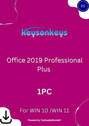Office Professional 2019 Llave de licencia 1 PC