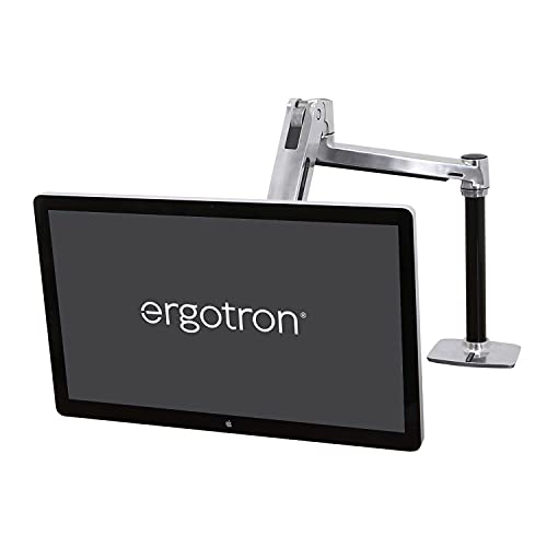 Ergotron LX Series LX HD Sit-Stand 116,8 cm (46') Aluminio - Soporte para televisor (13,6 kg, 116,8 cm (46'), Ajustes de altura, Aluminio)
