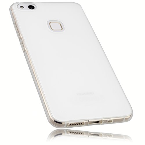 mumbi Funda compatible con Huawei P10 Lite, blanco claro