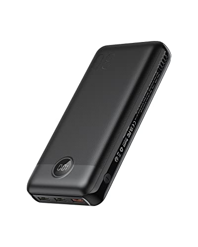 VEGER 30000mAh Bateria Externa Powerbank con Pantalla LED Cargador portátil con Paquete de batería USB C con 2 entradas y 3 Salidas Compatible con iPhone, Samsung, Huawei, Tableta y más.