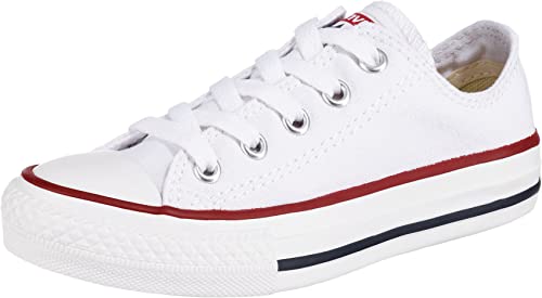 Converse Junior White All Star OX Trainers-UK 12 Kids