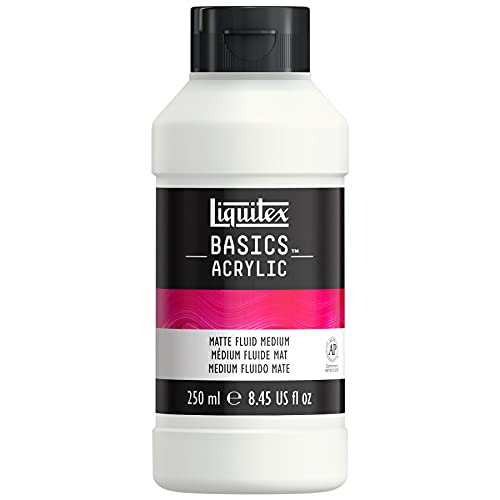 Liquitex Basics Medium acrílico, incoloro, 250 ml (Paquete de 1), 250