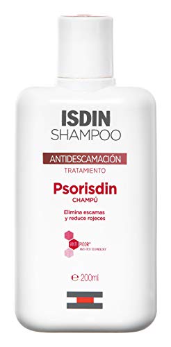 Isdin Psorisdin Control Champú, Elimina escamas y Reduce Rojeces del Cuero Cabelludo de Personas con Psoriasis 1 x 200ml