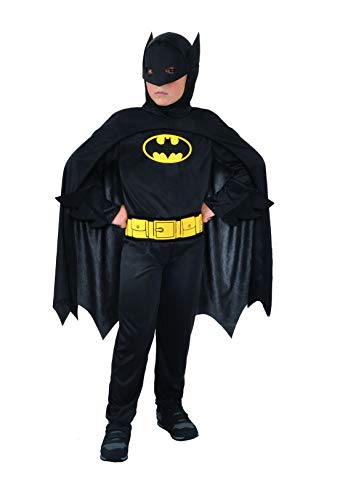 Ciao 11670.5-7 Batman Dark Knight - Disfraz de Batman para Niños (Talla 5-7 Años), Color