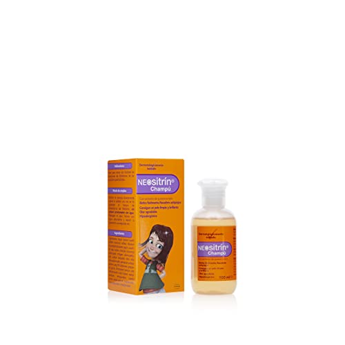 Neositrin Champú post tratamiento piojos - Retira facilmente el tratamiento - Resultado pelo limpio, brillante y olor agradable - Hipoalergenico - 100ml