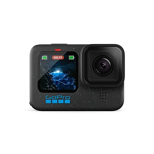 GoPro HERO12 Black - Cámara de acción a Prueba de Agua con Video 5.3K60 Ultra HD, Fotos de 27MP, HDR, Sensor de Imagen de 1/1.9', transmisión en Vivo, cámara Web, estabilización