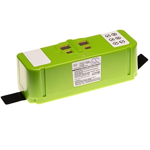 vhbw Batería Recargable Compatible con iRobot Roomba 677, 680, 681, 685, 690, 691, 695, 696 aspiradora, Robot Limpieza (4000 mAh, 14,4 V)