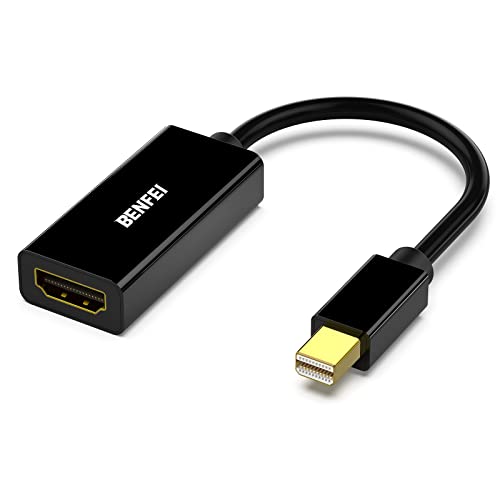 BENFEI Adaptadores Mini DisplayPort a HDMI, Color Dorado, Ideal para MacBook Pro, MacBook Air, Mac Mini, Microsoft Surface Pro 3/4 y Muchos más