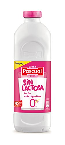 Pascual Leche Sin Lactosa Desnatada - Paquete de 6 x 1200 ml - Total: 7200 ml